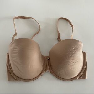 Victorias Secret Lined Strapless Bra Tan Size 34DD